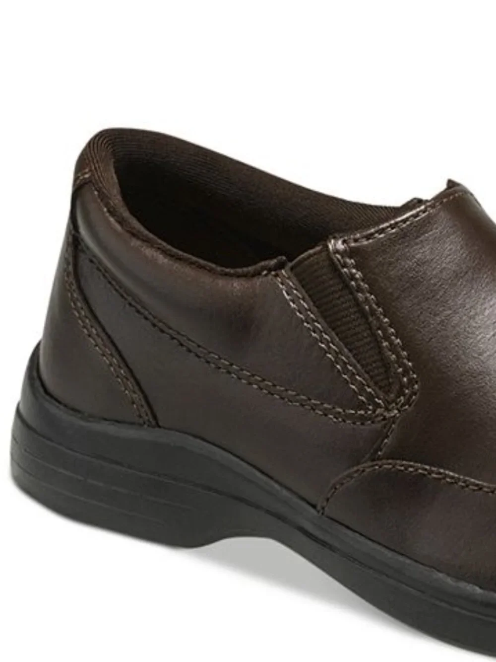Hush Puppies NEW Boy Shoes Slip-On Uniform Dress Leather SHANE 3M Brown Black